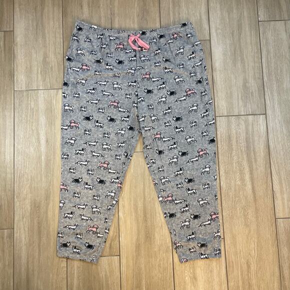 Comfort Code by Cuddl Duds Pink Dot Pajama Set Dog Print Pants Women’s 3X - Picture 3 of 16